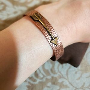 Ethnic Tribal Arrow Cuff Bangle Bracelet Copper